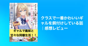 ライトノベル「クラスで一番かわいいギャルを餌付けしている話」｜感想レビュー